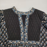 Freada キルトステッチハンドスクリーンワンピース 1814252400055 エスニック ワンピース ネイビー レディース フリーダ【中古】5-1115M♪