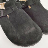 BIRKENSTOCK ボストン 24cm シューズ・靴 ブラック レディース ビルケンシュトック【中古】6-0208G◎