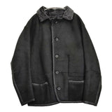 umii 908/45R/45rpm ムートン レザー サイズ5 ジャケット ブラック レディース ウミフォーティーファイブアールピーエム【中古】5-1213A♪