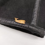 umii 908/45R/45rpm ムートン レザー サイズ5 ジャケット ブラック レディース ウミフォーティーファイブアールピーエム【中古】5-1213A♪