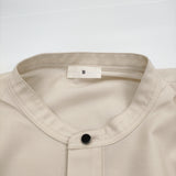 TOMORROWLAND .B ウォッシャブルウールビッグシャツ 定価55000円 ブラウス シャツ 2023SS ベージュ レディース トゥモローランドビー【中古】5-1115M♪