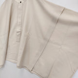 TOMORROWLAND .B ウォッシャブルウールビッグシャツ 定価55000円 ブラウス シャツ 2023SS ベージュ レディース トゥモローランドビー【中古】5-1115M♪