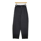 ENFOLD WIDE COCOON TROUSERS 300HS231-0730 ウール コクーン パンツ ブラック レディース エンフォルド【中古】6-0215G∞