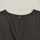 ARTS&SCIENCE SMOCKING DRESS 0213-L5140-3154 サイズ1 ウールシルク ワンピース ブラック レディース アーツ&サイエンス【中古】5-1115M♪