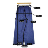 BEAUTY&YOUTH UNITED ARROWS イージーパンツ セルロースナイロン ワイド パンツ ブルー レディース ビューティアンドユース【中古】6-0215M∞