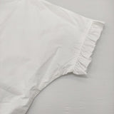 かぐれ フリルスリーブプルオーバー 定価15400円 GAA5-23S020 ワイド ブラウス シャツ 25SS ホワイト レディース かぐれ【中古】6-0407S♪