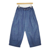 STAMP AND DIARY SDC307ES59 ウエストタックワイドデニムパンツ 定価22000円 デニムパンツ ブルー レディース スタンプ アンド ダイアリー【中古】6-0125G∞