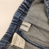 STAMP AND DIARY SDC307ES59 ウエストタックワイドデニムパンツ 定価22000円 デニムパンツ ブルー レディース スタンプ アンド ダイアリー【中古】6-0125G∞