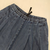 STAMP AND DIARY SDC307ES59 ウエストタックワイドデニムパンツ 定価22000円 デニムパンツ ブルー レディース スタンプ アンド ダイアリー【中古】6-0125G∞