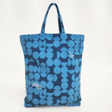 mina perhonen 未使用品 wellen ads7283ps ドット 刺繍 定価9900円 トートバッグ 25SS ブルー レディース ミナペルホネン【中古】5-1115G♪