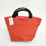 Herve Chapelier 新品 1027N ナイロン舟型トートM 定価25080円 サンギーヌ×オルタンシア 生産終了カラー トートバッグ 朱色 ピンク レディース エルベ・シャプリエ【中古】5-1123G◎