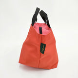 Herve Chapelier 新品 1027N ナイロン舟型トートM 定価25080円 サンギーヌ×オルタンシア 生産終了カラー トートバッグ 朱色 ピンク レディース エルベ・シャプリエ【中古】5-1123G◎