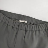 qualite ダブルストレッチテーパードパンツ 定価18700円 サイズ40 32450050014 パンツ グレー レディース カリテ【中古】6-0415M∞