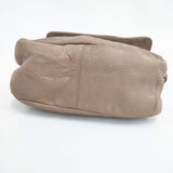 JURGEN LEHL レザー ショルダーバッグ ベージュ レディース ヨーガンレール【中古】6-0204G∞