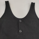 SARAHWEAR ノースリーブ コットン ワンピース ブラック レディース サラウェア【中古】6-0415M∞
