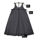 SARAHWEAR ノースリーブ コットン ワンピース ブラック レディース サラウェア【中古】6-0415M∞