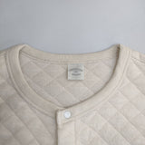 NOUVELLES DU PARADIS コットン キルティング 中綿 カーディガン オフホワイト レディース ヌーベルドゥパラディ【中古】5-1220T∞