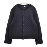 NOUVELLES DU PARADIS コットン キルティング 中綿 カーディガン ブラック レディース ヌーベルドゥパラディ【中古】5-1220T∞