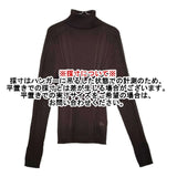 BURBERRY LONDON タートルネック リブ ウール セーター ニット ブラウン レディース バーバリーロンドン【中古】5-1220T∞