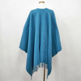 TSUMORI CHISATO ファーポケット ストール ウール ポンチョ ミズイロ レディース ツモリチサト【中古】5-1123T◎