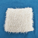 TSUMORI CHISATO ファーポケット ストール ウール ポンチョ ミズイロ レディース ツモリチサト【中古】5-1123T◎