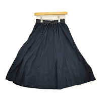 着用2回の美品 パラスパレスのインディゴのギャザースカート サイズ0 Pal'las Palace 一位柄刺繍スカート サイズ0 インディゴ ギャザー