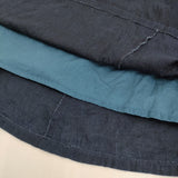 Pal'las Palace 一位柄刺繍スカート サイズ0 インディゴ ギャザー スカート 24FW ネイビー レディース パラスパレス【中古】5-1118M♪