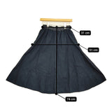 Pal'las Palace 一位柄刺繍スカート サイズ0 インディゴ ギャザー スカート 24FW ネイビー レディース パラスパレス【中古】5-1118M♪