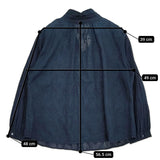 Pal'las Palace 一位柄刺繍シャツ インディゴ サイズ2 ブラウス シャツ 24FW ネイビー レディース パラスパレス【中古】5-1118M♪