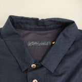 Pal'las Palace インディゴ平織ワイド襟ワンピース サイズ2 FOP24425D シャツ ワンピース ネイビー レディース パラスパレス【中古】5-1118M♪