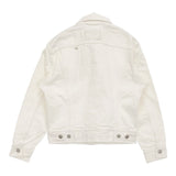 45R/45rpm ライ麦デニムの908比古比女ジャン 定価40700円 デニムジャケット ホワイト レディース フォーティーファイブアールピーエム【中古】5-1118M♪