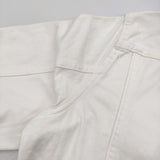 45R/45rpm ライ麦デニムの908比古比女ジャン 定価40700円 デニムジャケット ホワイト レディース フォーティーファイブアールピーエム【中古】5-1118M♪