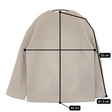 La TOTALITE ダンボールブルゾン サイズ38 ノーカラージャケット 23AW ベージュ レディース ラトータリテ【中古】5-1214T♪