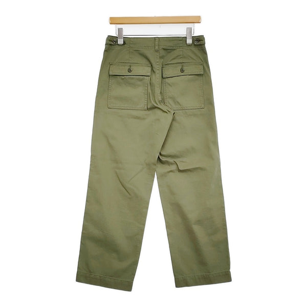 スピックアンドスパン　ルーズベイカーパンツ　カーキ　パンツ Spick and Span ルーズベイカーパンツ 定価16500円 25年モデル サイズ
