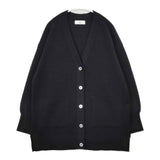 SLOBE IENA ウォッシャブルミラノリブカーディガン ウールアクリル カーディガン 22AW ブラック レディース スローブイエナ【中古】5-1220T∞