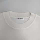 FORK&SPOON ウーステッドヤーンクルーネックニット セーター ニット ホワイト レディース フォークアンドスプーン【中古】5-1220T∞