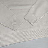 FORK&SPOON ウーステッドヤーンクルーネックニット セーター ニット ホワイト レディース フォークアンドスプーン【中古】5-1220T∞