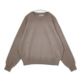 FORK&SPOON ミラノリブクルーネックプルオーバー セーター ニット 24AW グレージュ レディース フォークアンドスプーン【中古】5-1220T∞