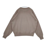 FORK&SPOON ミラノリブクルーネックプルオーバー セーター ニット 24AW グレージュ レディース フォークアンドスプーン【中古】5-1220T∞