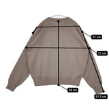 FORK&SPOON ミラノリブクルーネックプルオーバー セーター ニット 24AW グレージュ レディース フォークアンドスプーン【中古】5-1220T∞