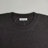 FORK&SPOON ミラノリブクルーネックプルオーバー セーター ニット 24AW チャコールグレー レディース フォークアンドスプーン【中古】5-1220T∞