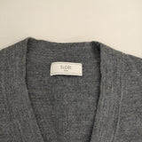 SLOBE IENA ウォッシャブルミラノリブカーディガン ウールアクリル カーディガン 22AW ブルーグレー レディース スローブイエナ【中古】5-1220T∞