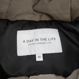 a day in the life/UNITED ARROWS 未使用 中綿 定価14960円 サイズM ブルゾン グレージュ レディース アデイインザライフ/ユナイテッドアローズ【中古】5-1214T♪