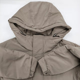 a day in the life/UNITED ARROWS 未使用 中綿 定価14960円 サイズM ブルゾン グレージュ レディース アデイインザライフ/ユナイテッドアローズ【中古】5-1214T♪