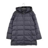 SHIPS 314-15-0468 サイズ38 フード付き ジャケット ダウンコート ネイビー レディース シップス【中古】5-1206A♪