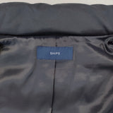 SHIPS 314-15-0468 サイズ38 フード付き ジャケット ダウンコート ネイビー レディース シップス【中古】5-1206A♪