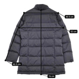 SHIPS 314-15-0468 サイズ38 フード付き ジャケット ダウンコート ネイビー レディース シップス【中古】5-1206A♪