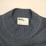 MHL. TWISTED COTTON LINEN 595-2263502 セーター ニット 22AW ブルー レディース エムエイチエル【中古】6-0218M∞
