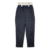 Le ciel de Harriss 裏起毛 ポリエステル イージー パンツ ネイビー ブラック レディース ルシェル ドハリス【中古】5-1220T∞