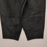 gasa 彼女の研究所ワイドタックパンツ モールスキン パンツ ブラック レディース ガサ【中古】5-1220T∞